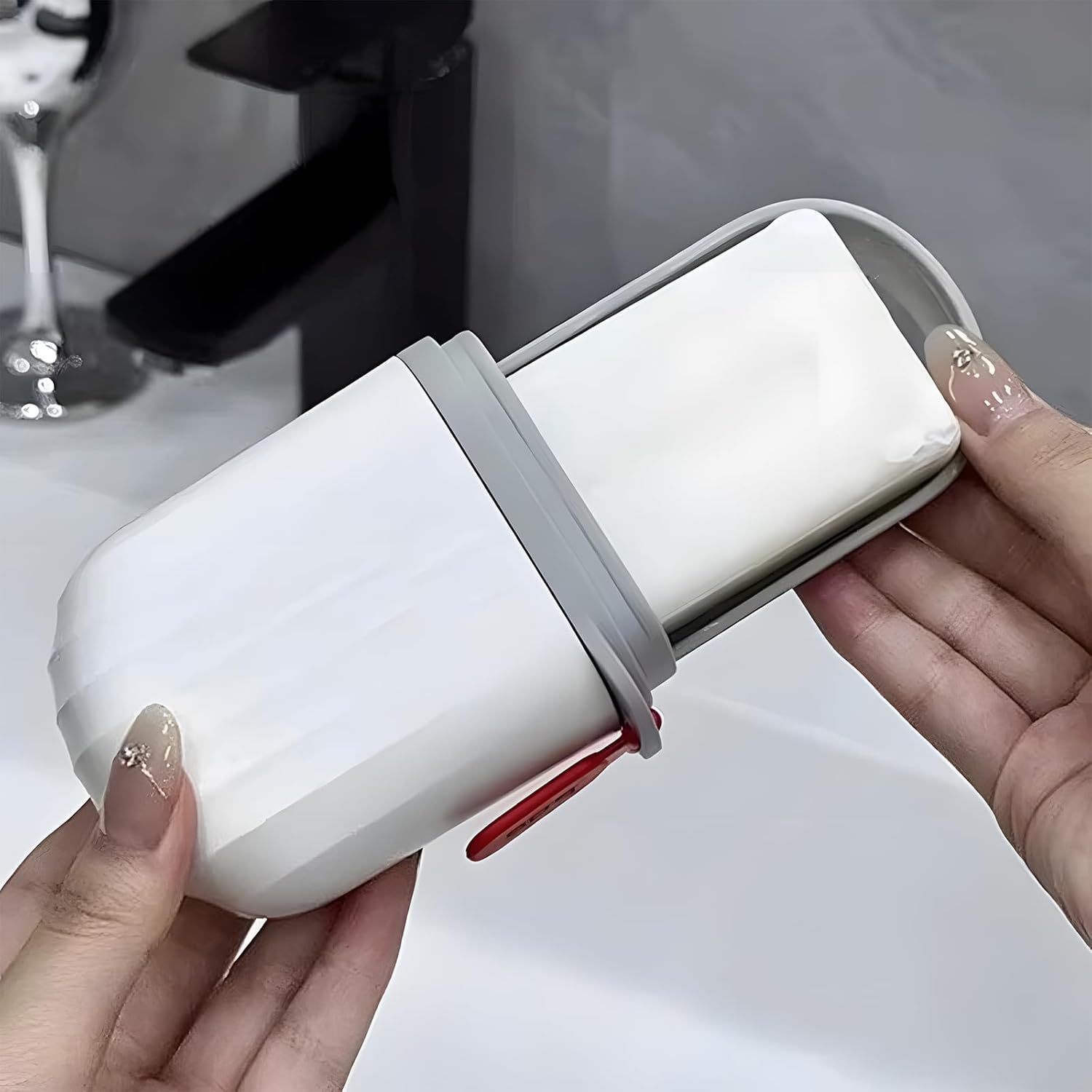 BINGONE Travel Soap Case - Leakproof Portable