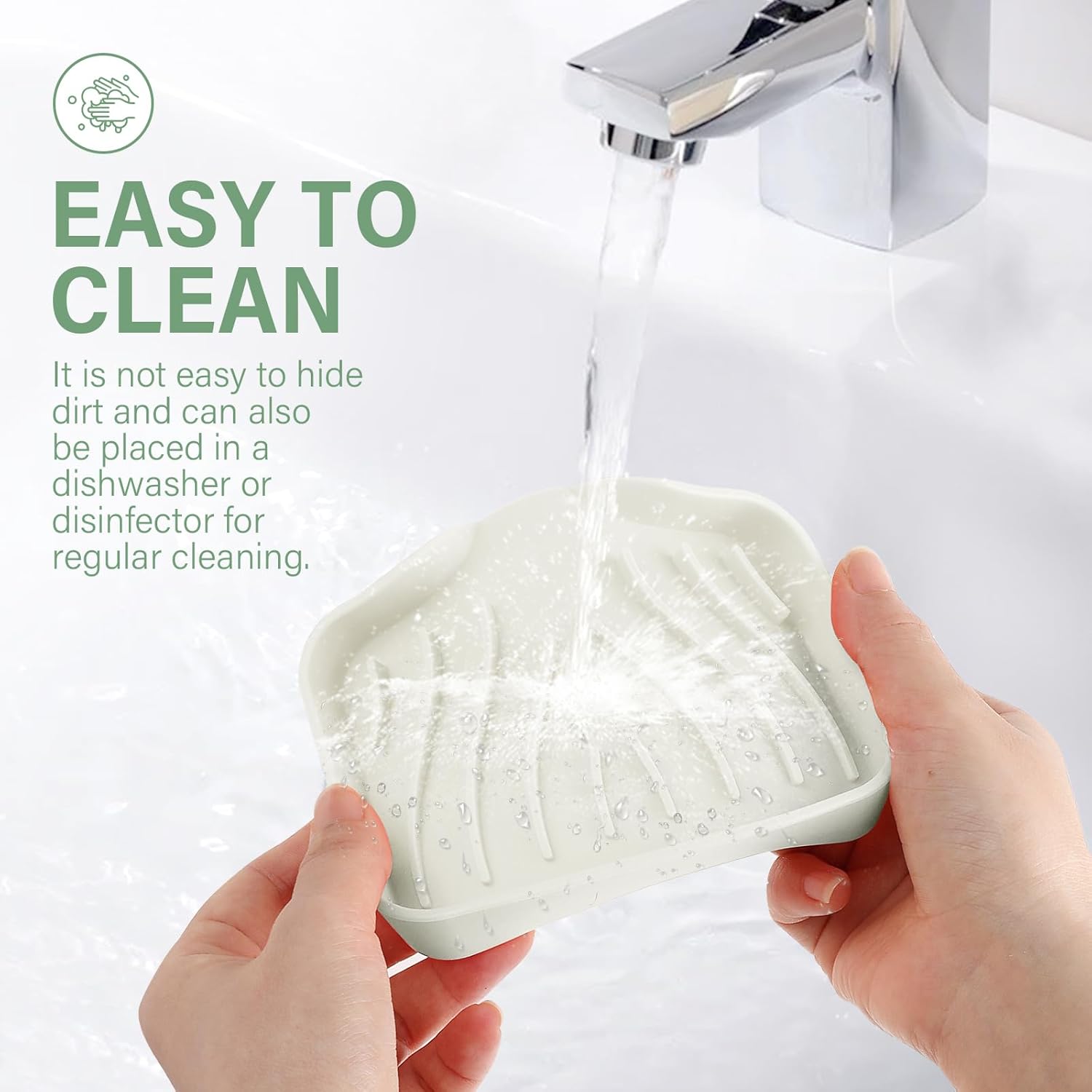 Spofit 2PCS Self-Draining Soap Holder