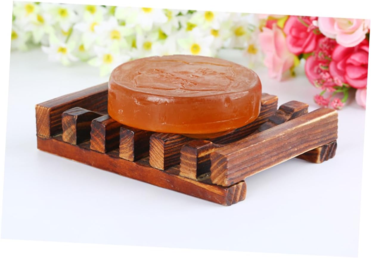 Unomor Bamboo Soap Dish for Shower and Bathroom 1