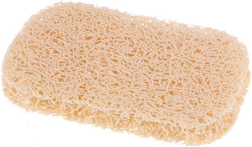 AKOAK 4 Count Beige Non-Slip Soap Trays for Bathroom Use