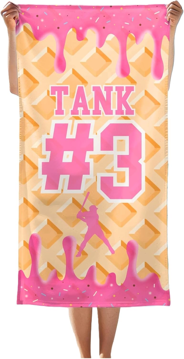 Personalized Baseball Drip Towel for Boys 1