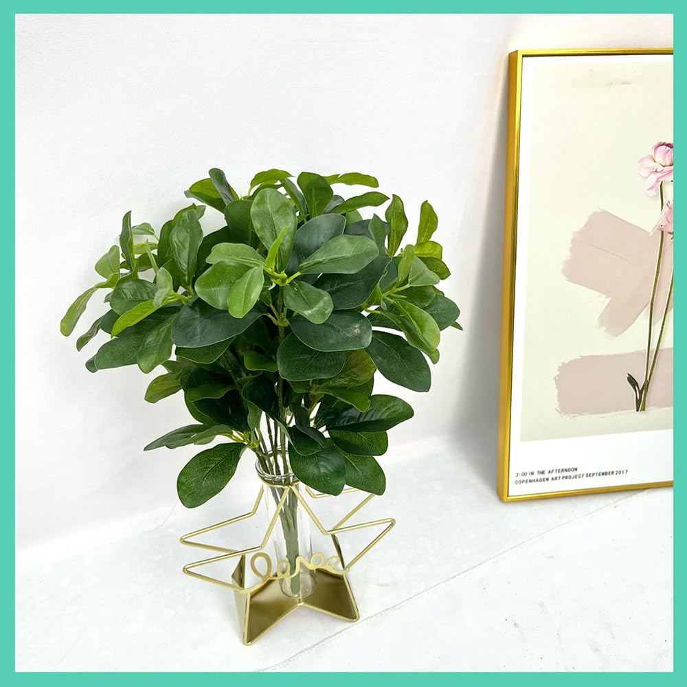 2Pcs Artificial Shrubs Plants 157 Inch Real Touch Greenery