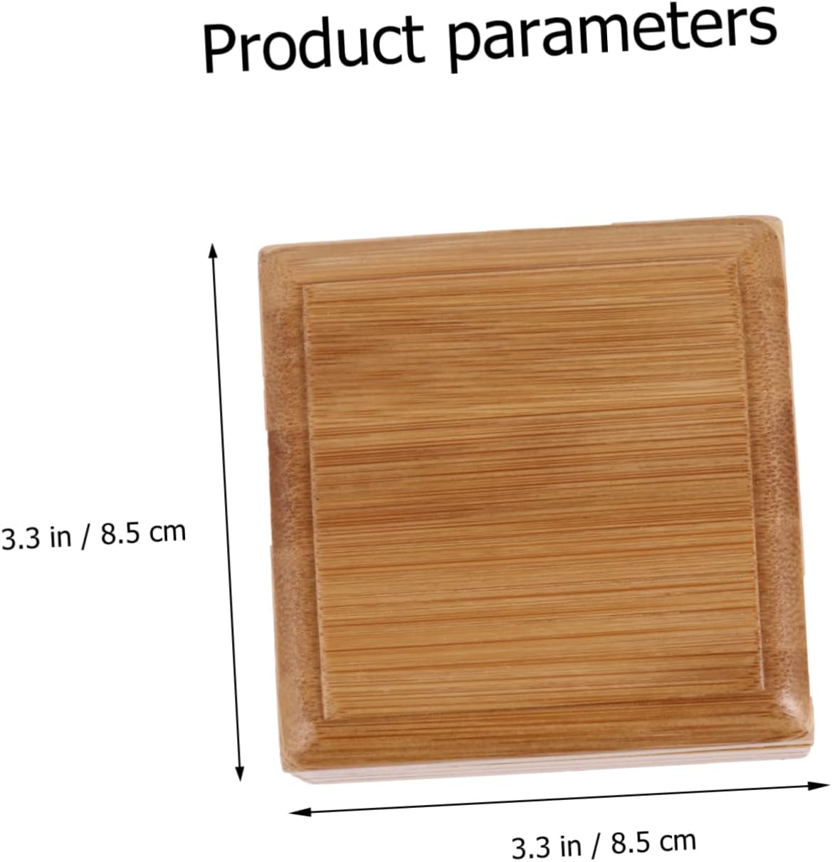 Mobestech Wooden Soap Dish with Lid for Bathroom