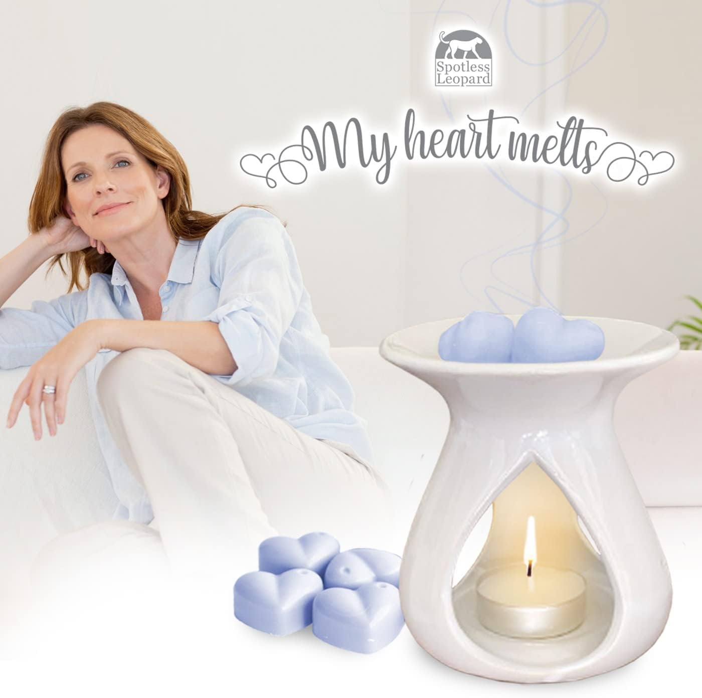 Vanilla Wax Melts in Gift Box Heart Shaped 16 x 5g