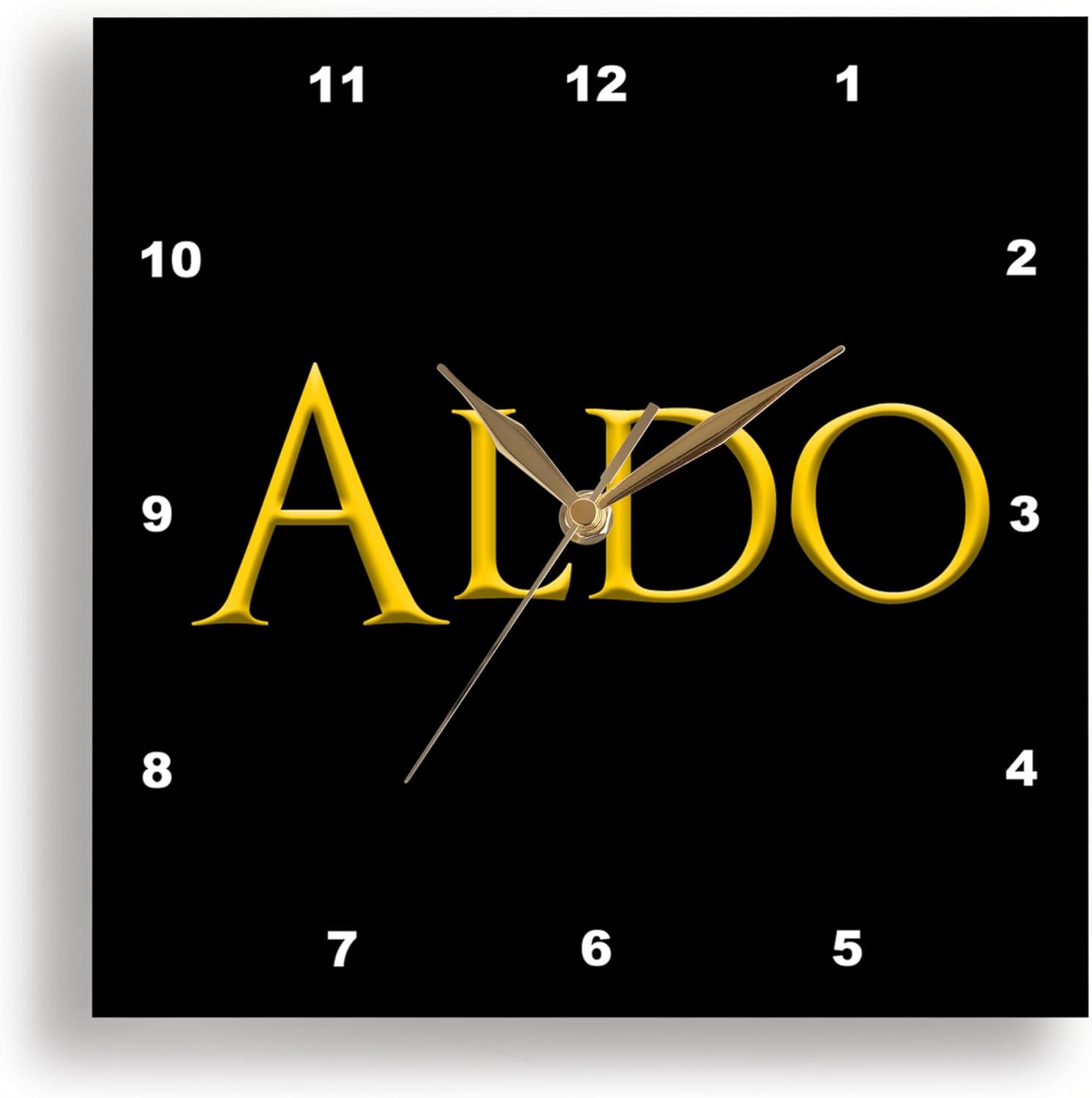 3dRose Wall Clock Silent 13 Inch Baby Boy Name Amulet
