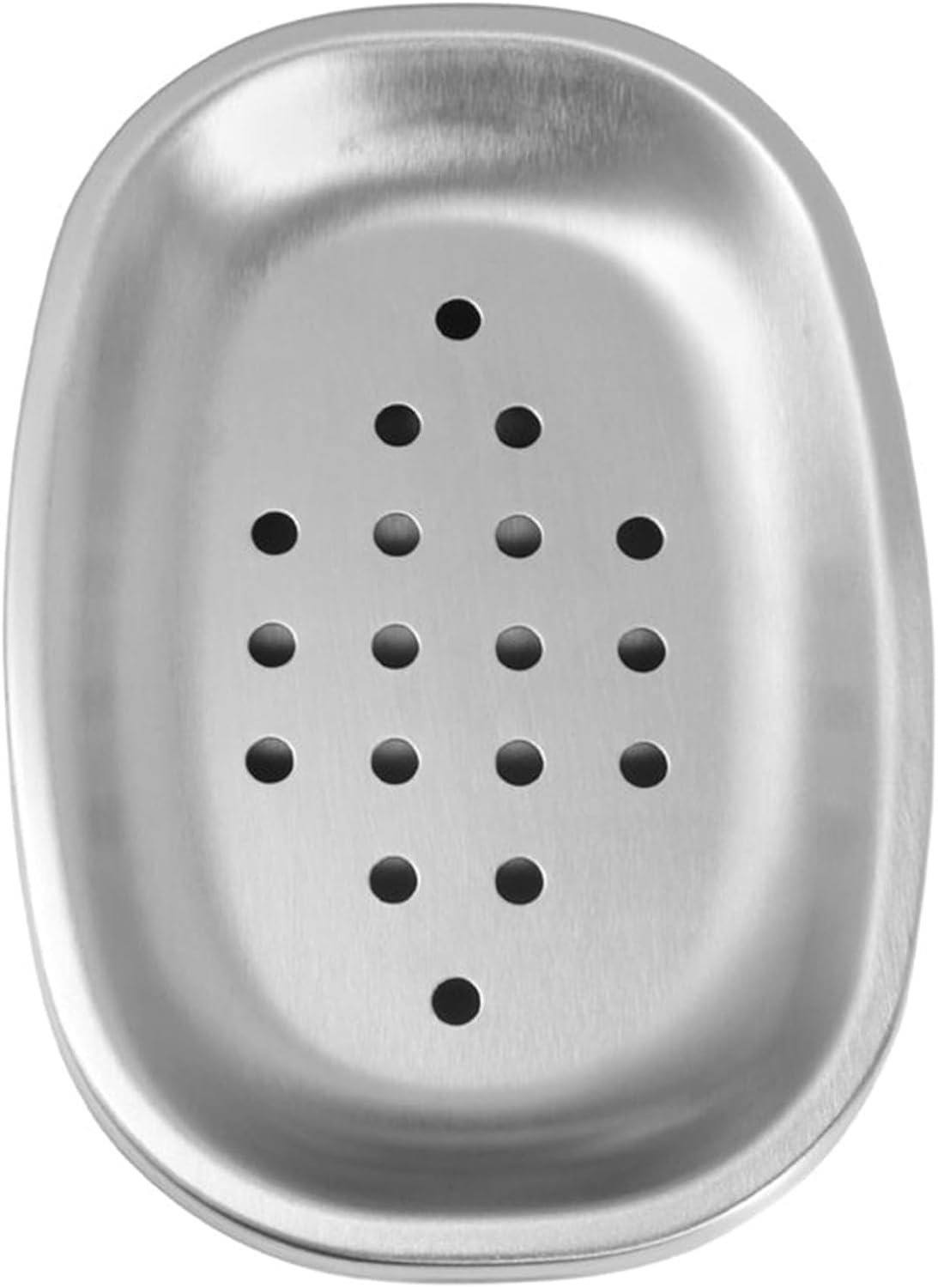 Stainless Steel Soap Dish 2 Pack Silver Drainage Modern Bathroom Holder