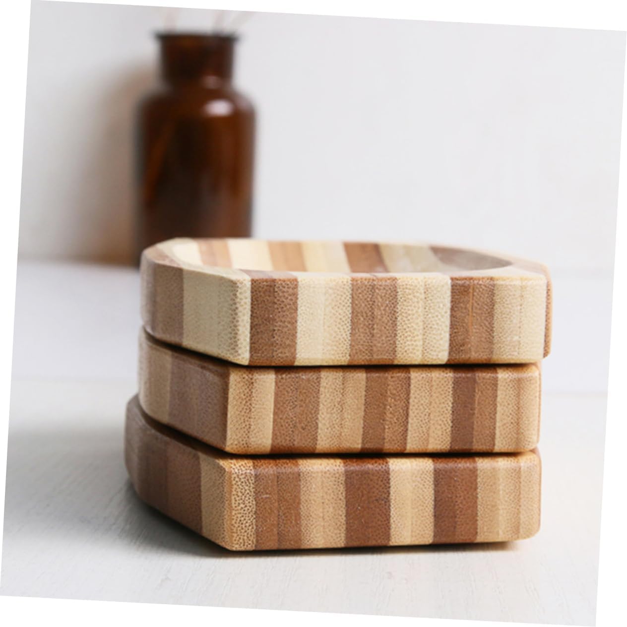 1pc Retro Soap Holder with Draining Design for Bathroom Kitchen