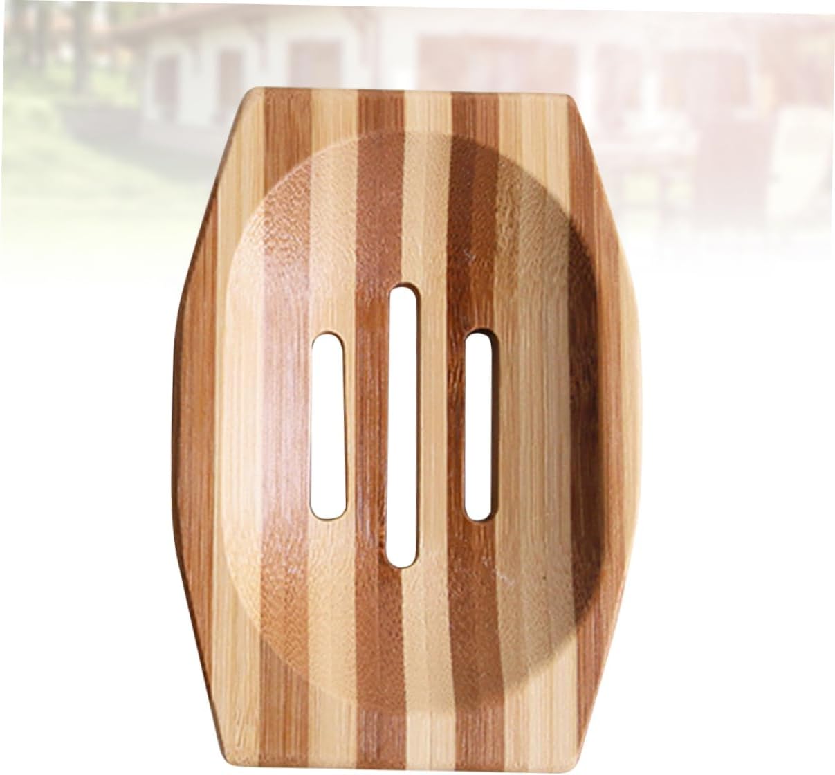 Unomor Natural Bamboo Soap Box Retro Soap Holder