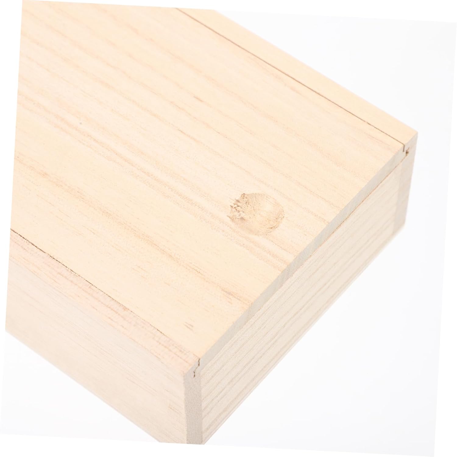 Long-Lasting Natural Paulownia Soap Dish with Lid for Bathroom 1