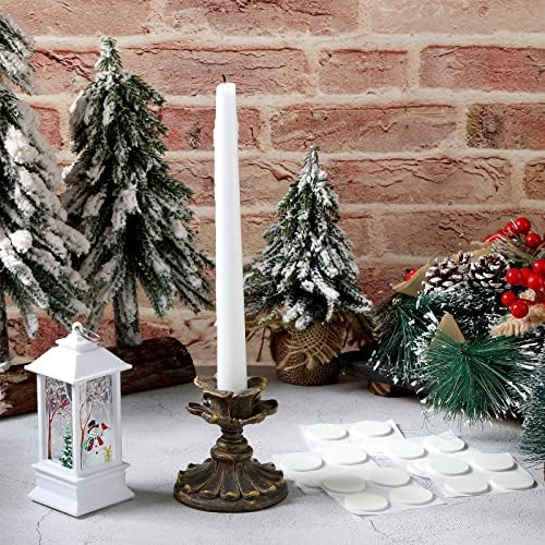 24 Pcs Taper Candle Holder Adhesive Dots for Secure Hold