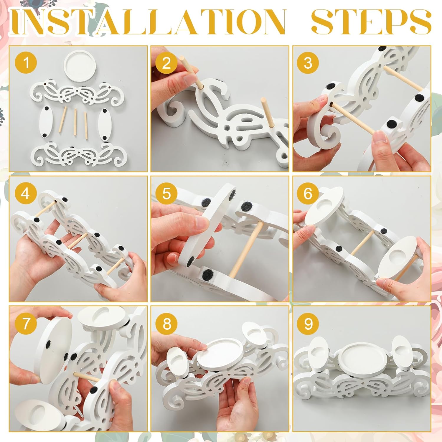 Irenare Unity Candles with Glass Holder Set