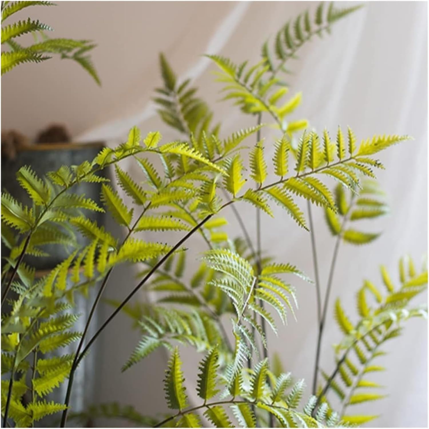 Rutavm 130cm Artificial Fern Tree with Realistic Green Leaves
