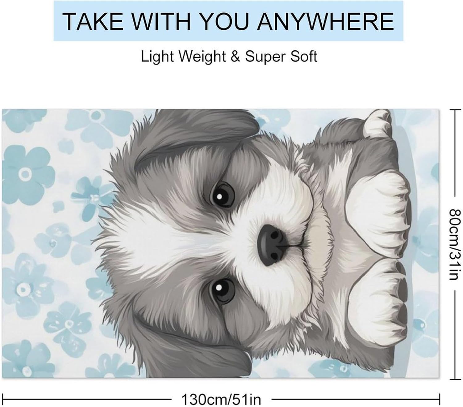 4SEE Quick Dry Oversize Bath Towel for Dogs