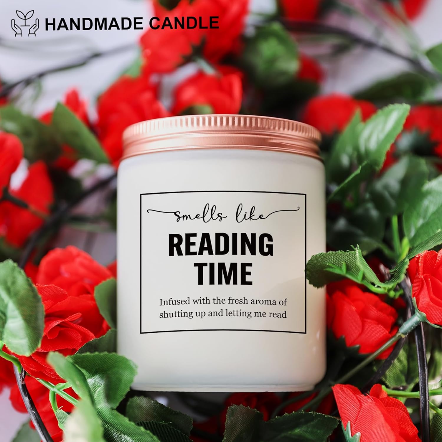 Funny Bookish Gift for Readers - Lavender Candle