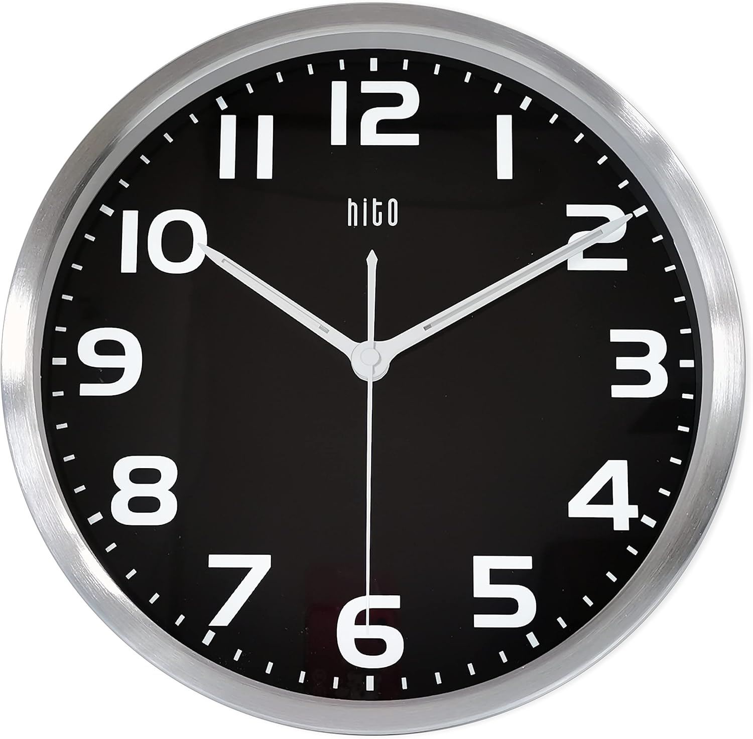 HITO 12 Inch Night Light Wall Clock with Adjustable Brightness