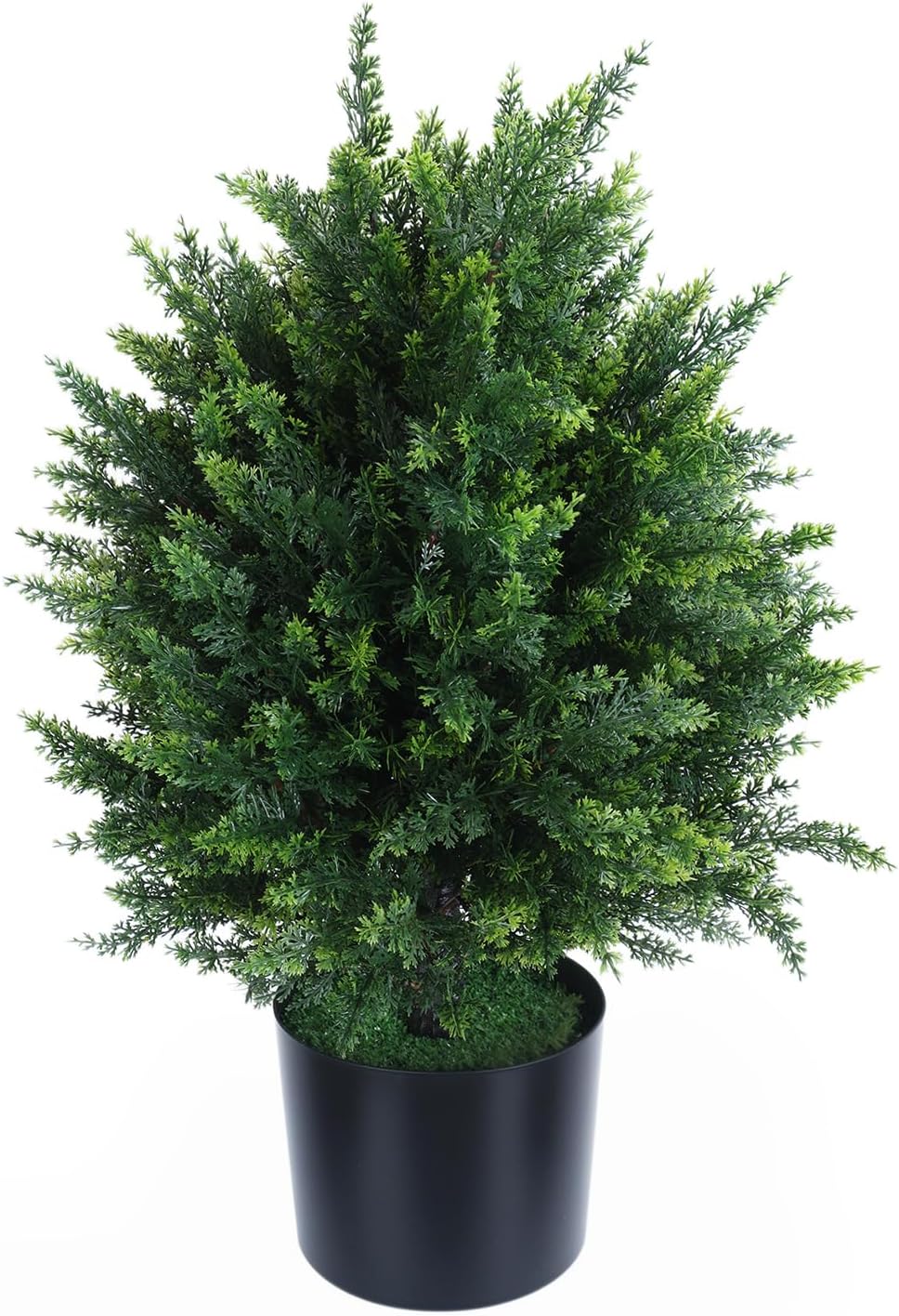 Bidbory Prelit Planter Bushes 2167 Realistic Fake Shrubs