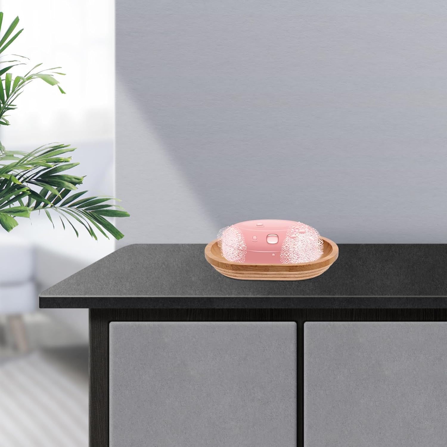 BUGUUYO Rustic Wooden Soap Dish for Bathroom Kitchen 1