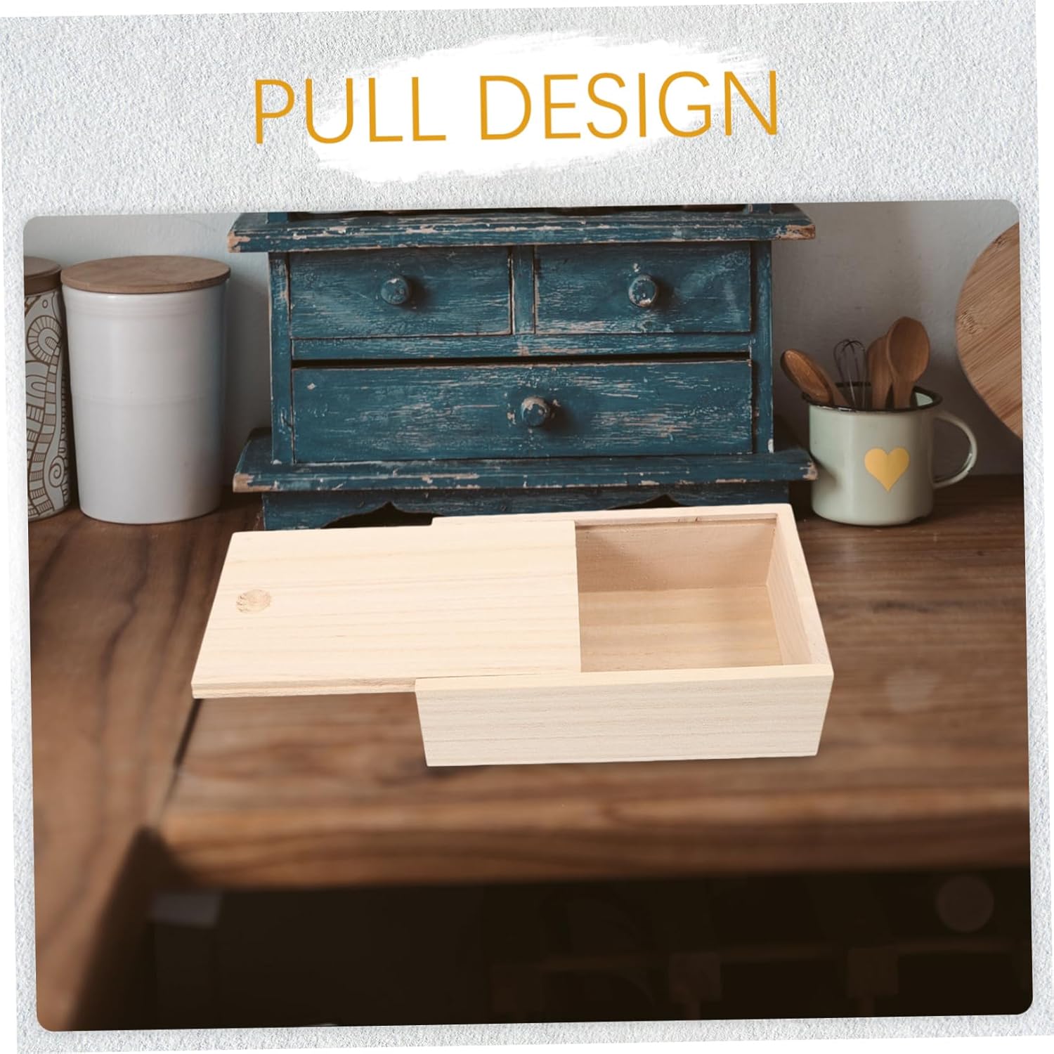 Long-Lasting Natural Paulownia Soap Dish with Lid for Bathroom 1