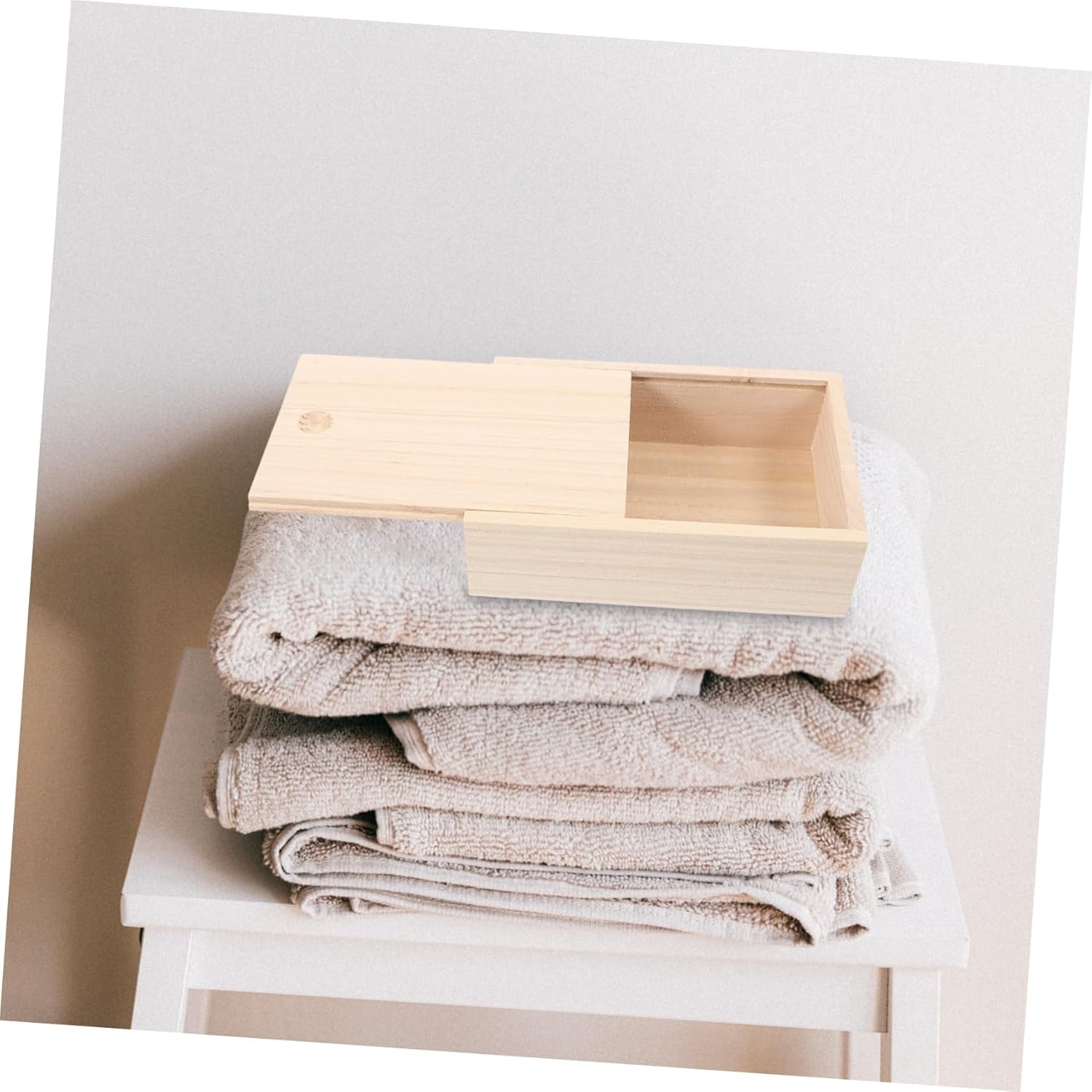 Wooden Soap Box - Multi-Use Storage Holder for Bathroom Kitchen Travel