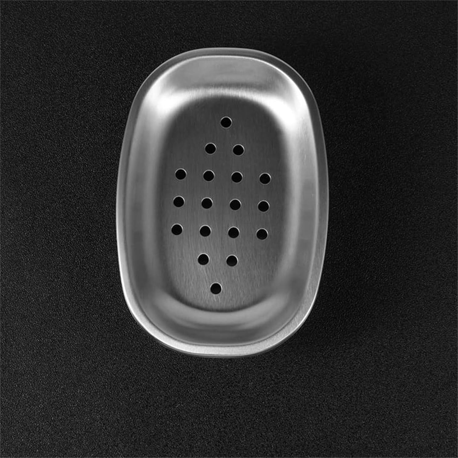 Stainless Steel Soap Dish 2 Pack Silver Drainage Modern Bathroom Holder