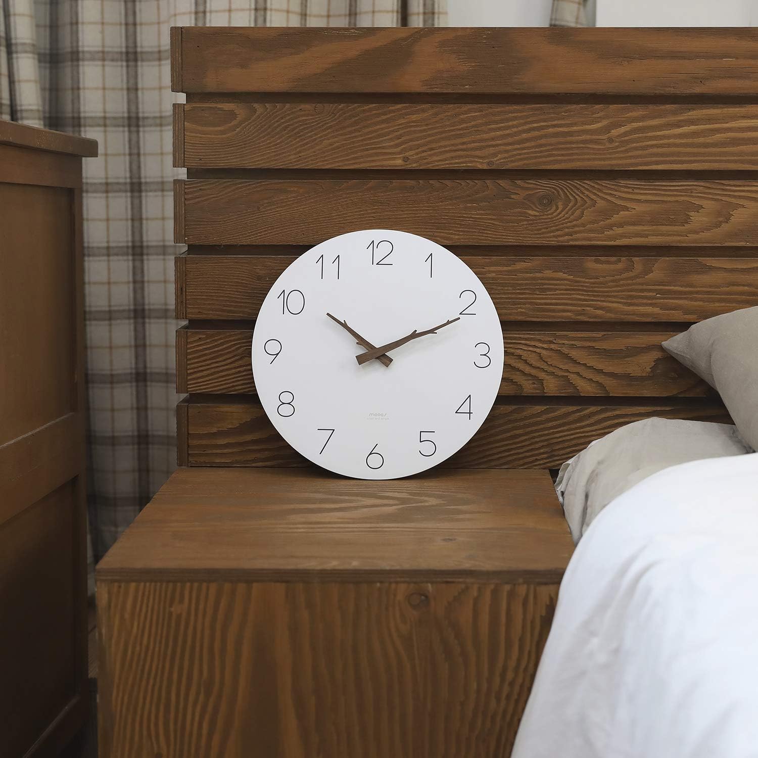 mooas Flatwood Twig Wall Clock