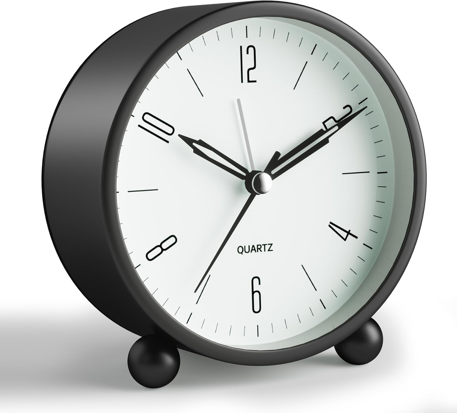 JALL Analog Alarm Clock with Night Light and Silent Hand 1