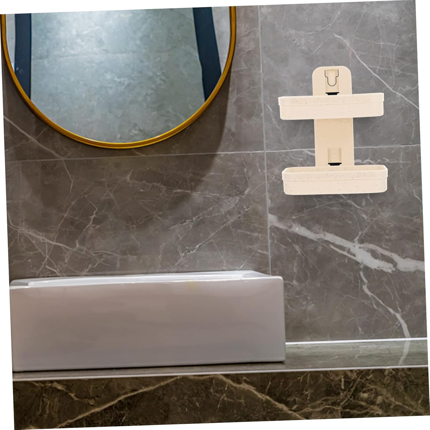 BUGUUYO Double Layer Wall Mounted Soap Dish
