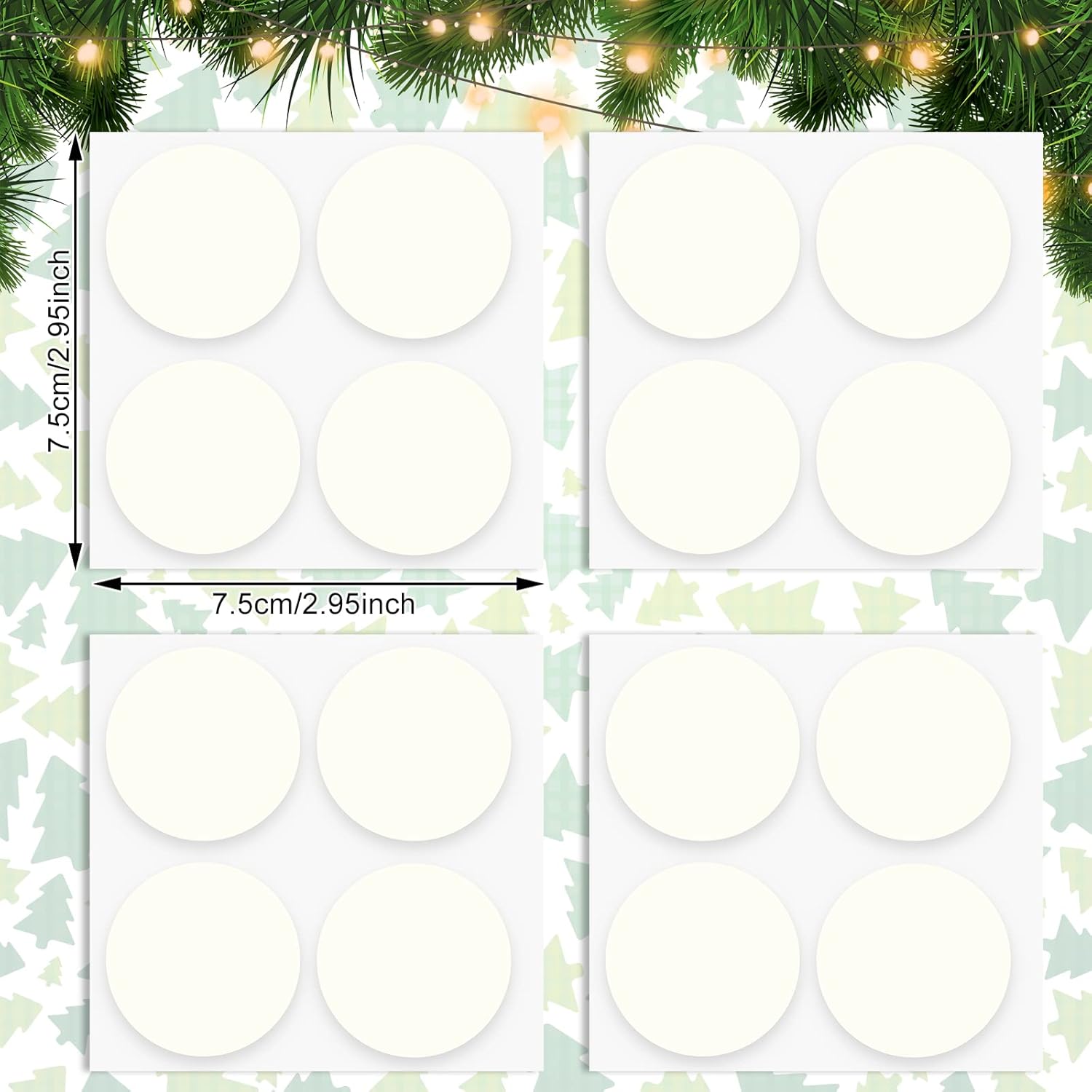 24 Pcs Taper Candle Holder Adhesive Dots for Secure Hold