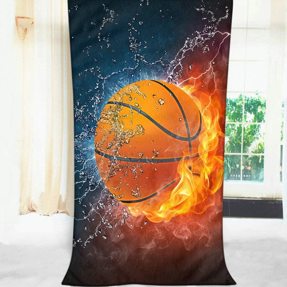 Moslion Soft Bath Towel for Home Beach Camping 64x32 Inches