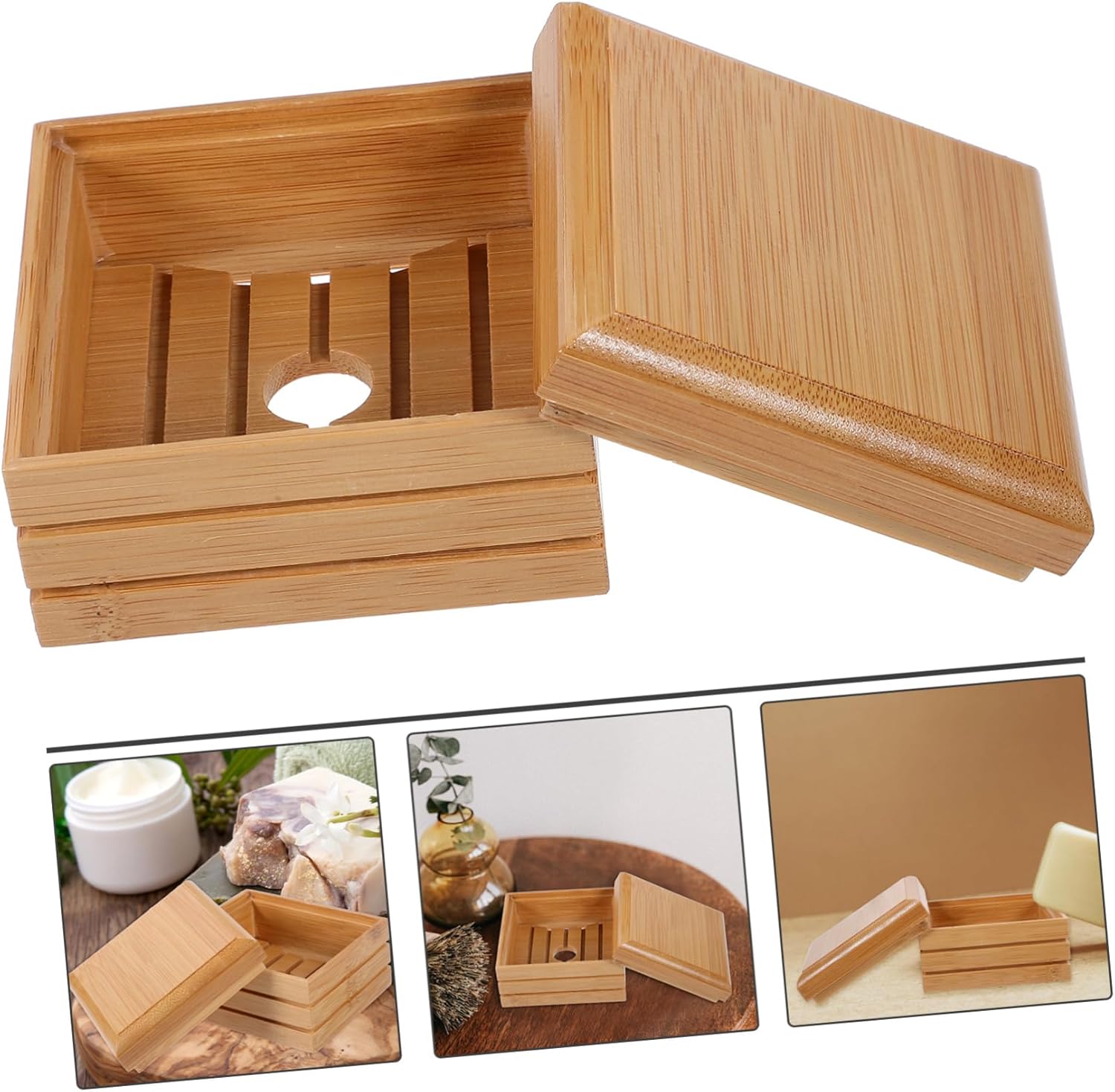 Stylish Soap Holder with Draining Design for Bathroom