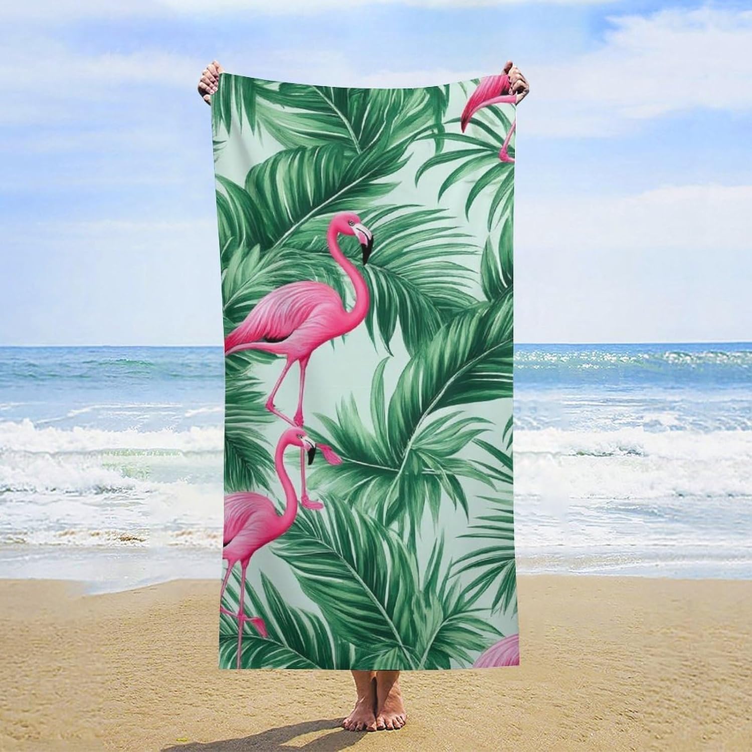 4SEE Extra Large Light Weight Beach Towel with Exotic Design