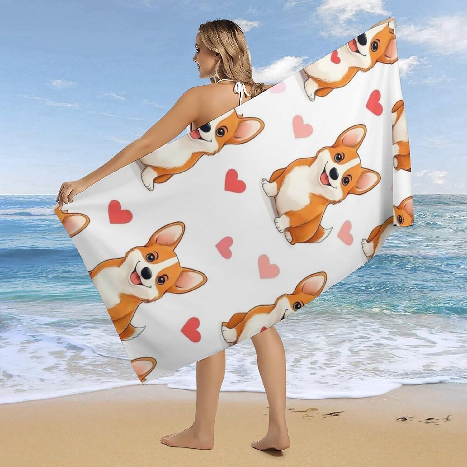 4SEE Premium Velvet Beach Towel for All