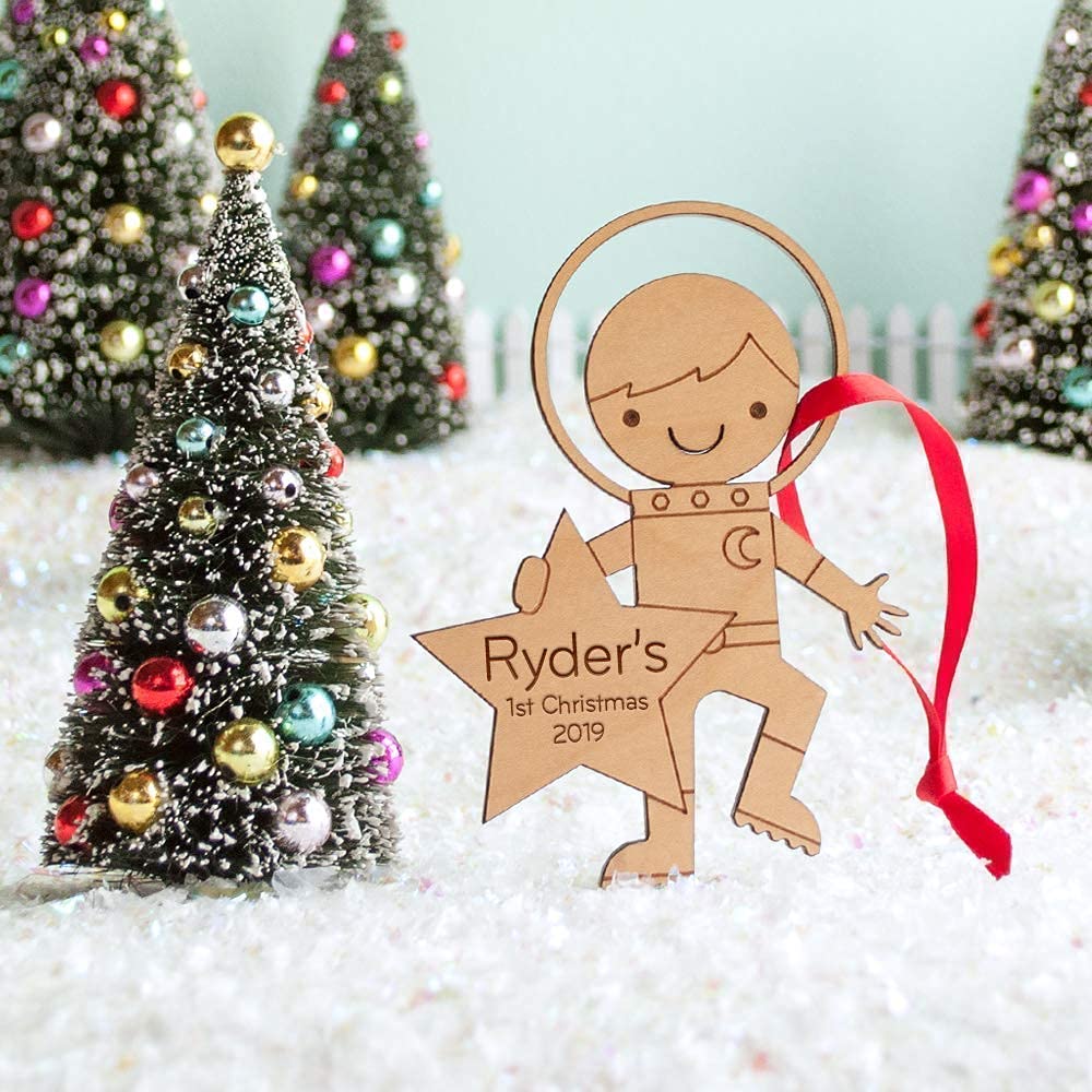 Graphic Spaces Astronaut Boy Ornament 2024