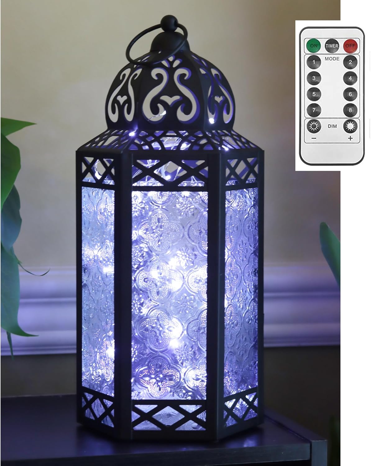 VELA LANTERNS Decorative LED Candle Lanterns Set of 2 1