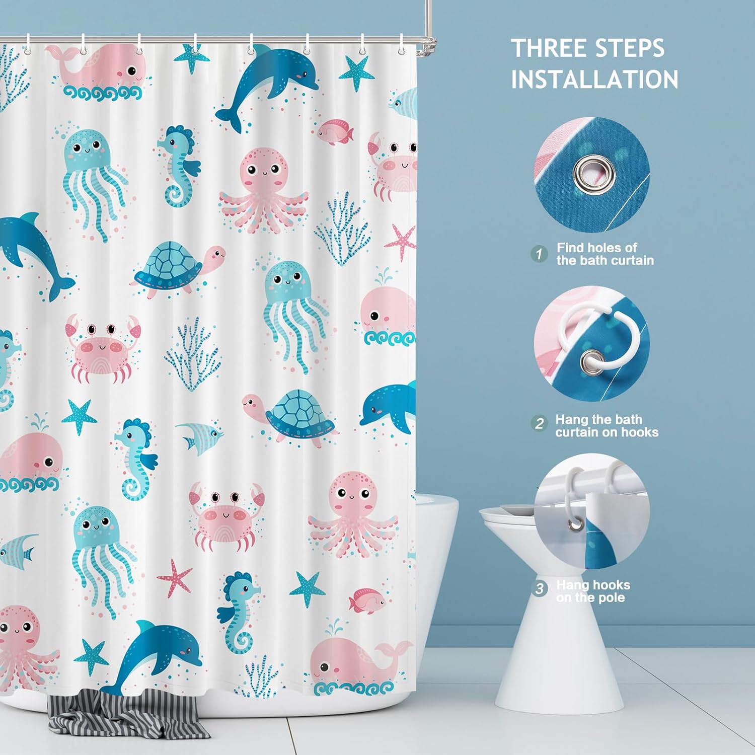 Vimorco Dolphin Whale Beach Towel Set 1