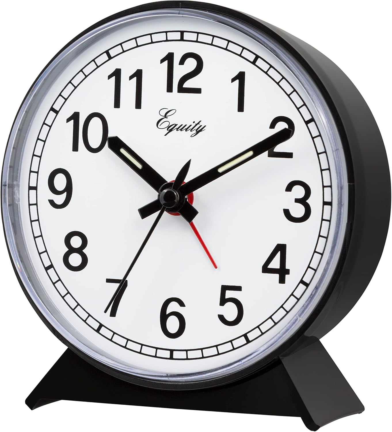 La Crosse Equity 14075 Black Analog Wind-Up Alarm Clock