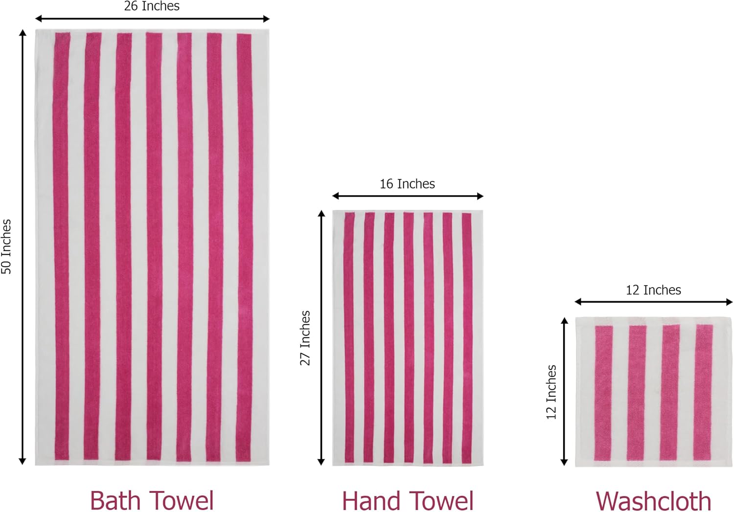 Original Kids 6-Piece Towel Set - 100 Cotton
