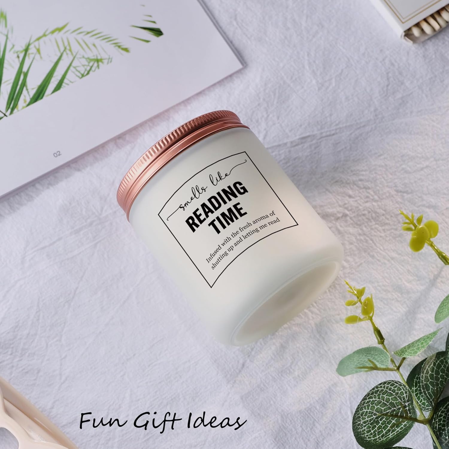 Funny Bookish Gift for Readers - Lavender Candle
