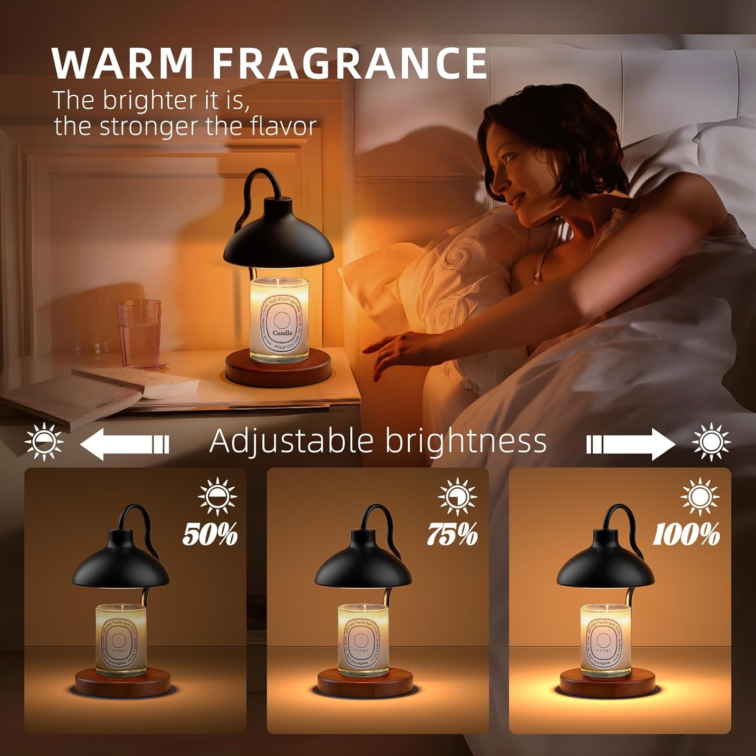 Novamer Candle Warmer Lamp with Timer Dimmer