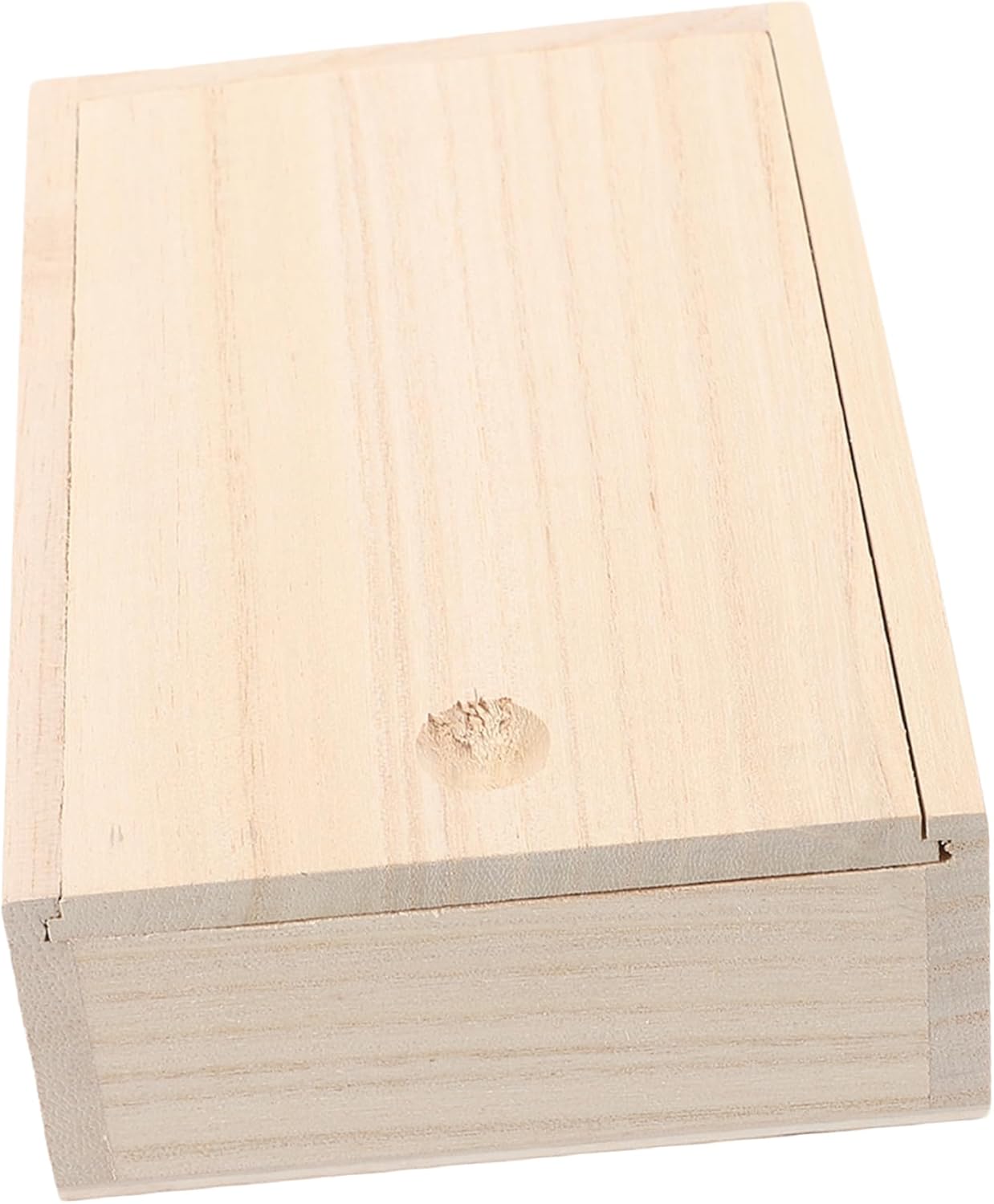ABOOFAN Paulownia Wood Soap Dish with Pull Out Lid