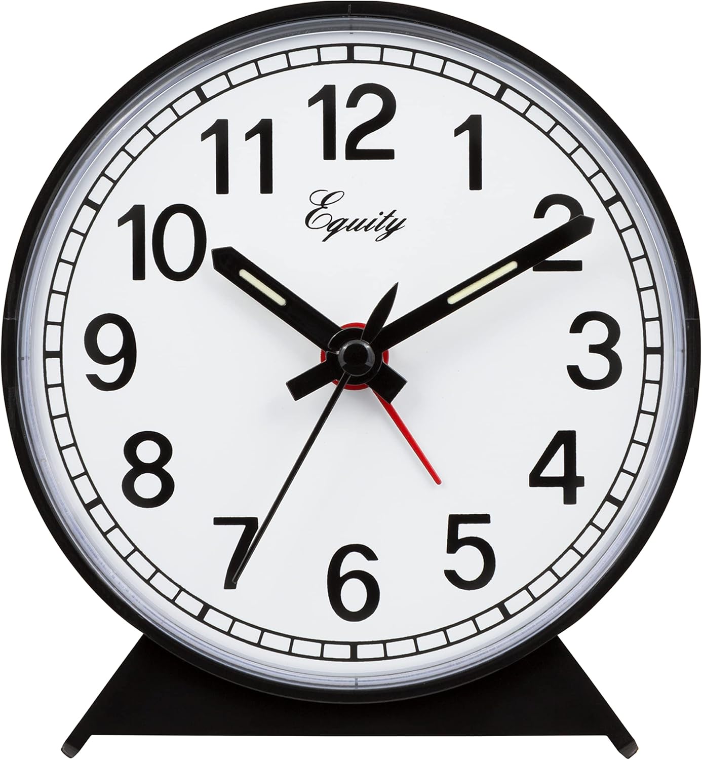 La Crosse Equity 14075 Black Analog Wind-Up Alarm Clock