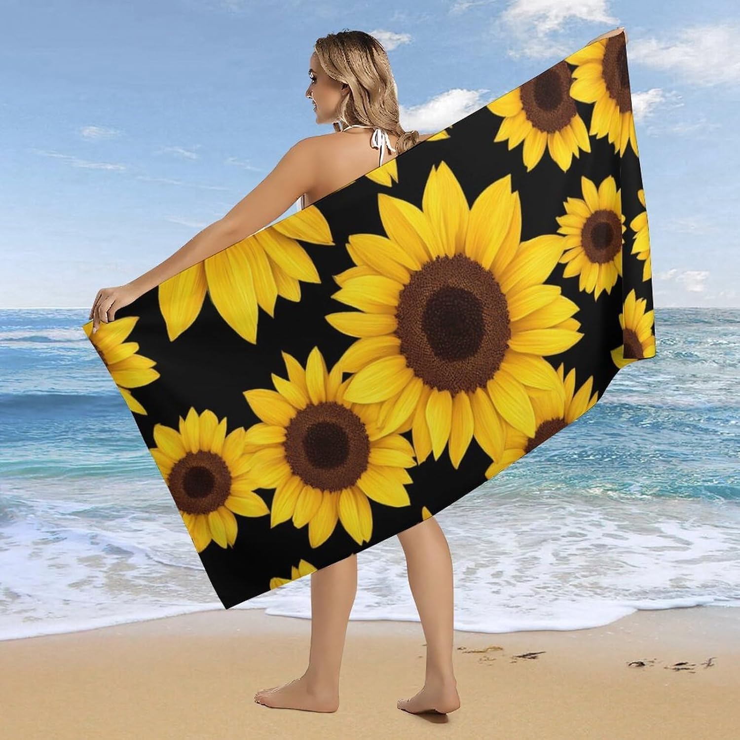 4SEE Plus Size Beach Towels - Super Absorbent Travel Essentials