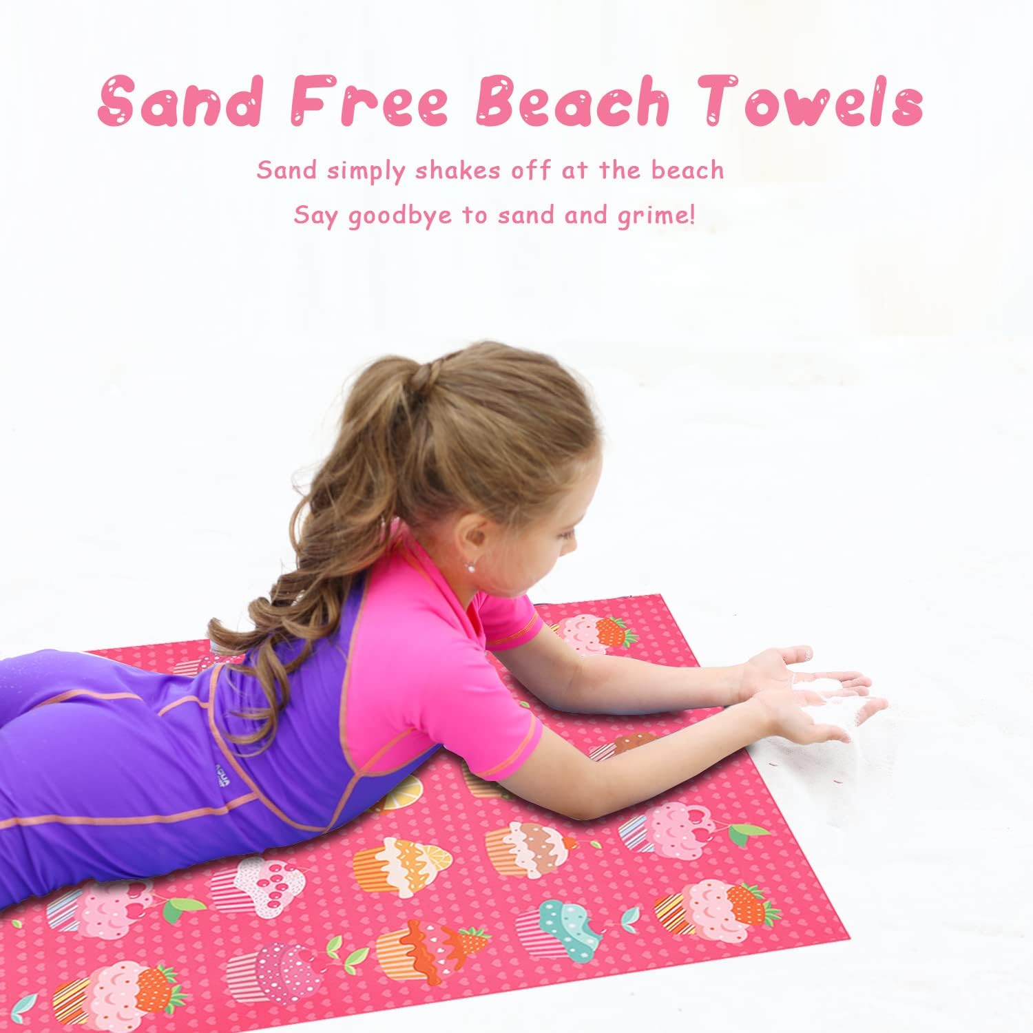 Your Choice Microfiber Beach Towel - Quick Dry Sand Free Compact Travel