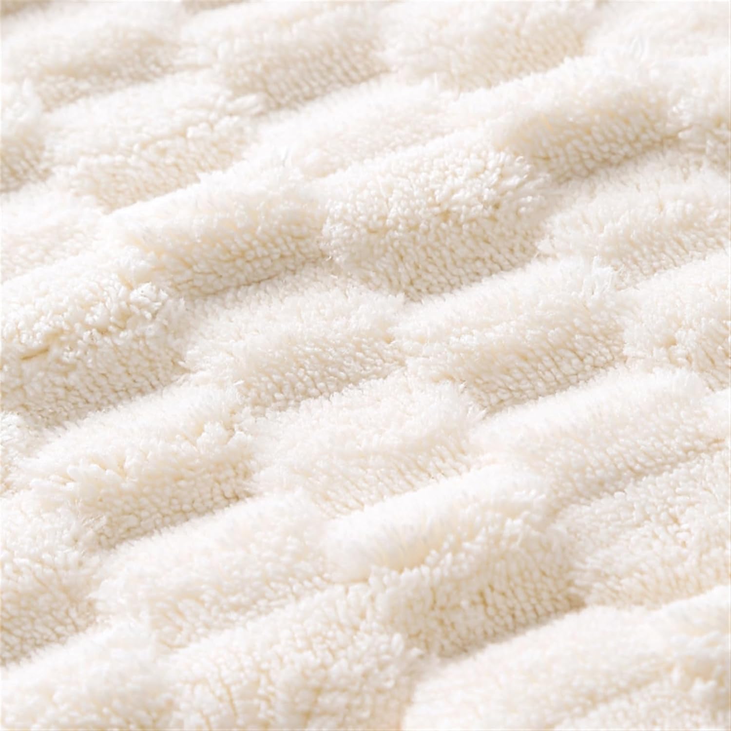 GIBZ 5 Pack Absorbent Washcloths Soft Towels Set with Hanging Loops