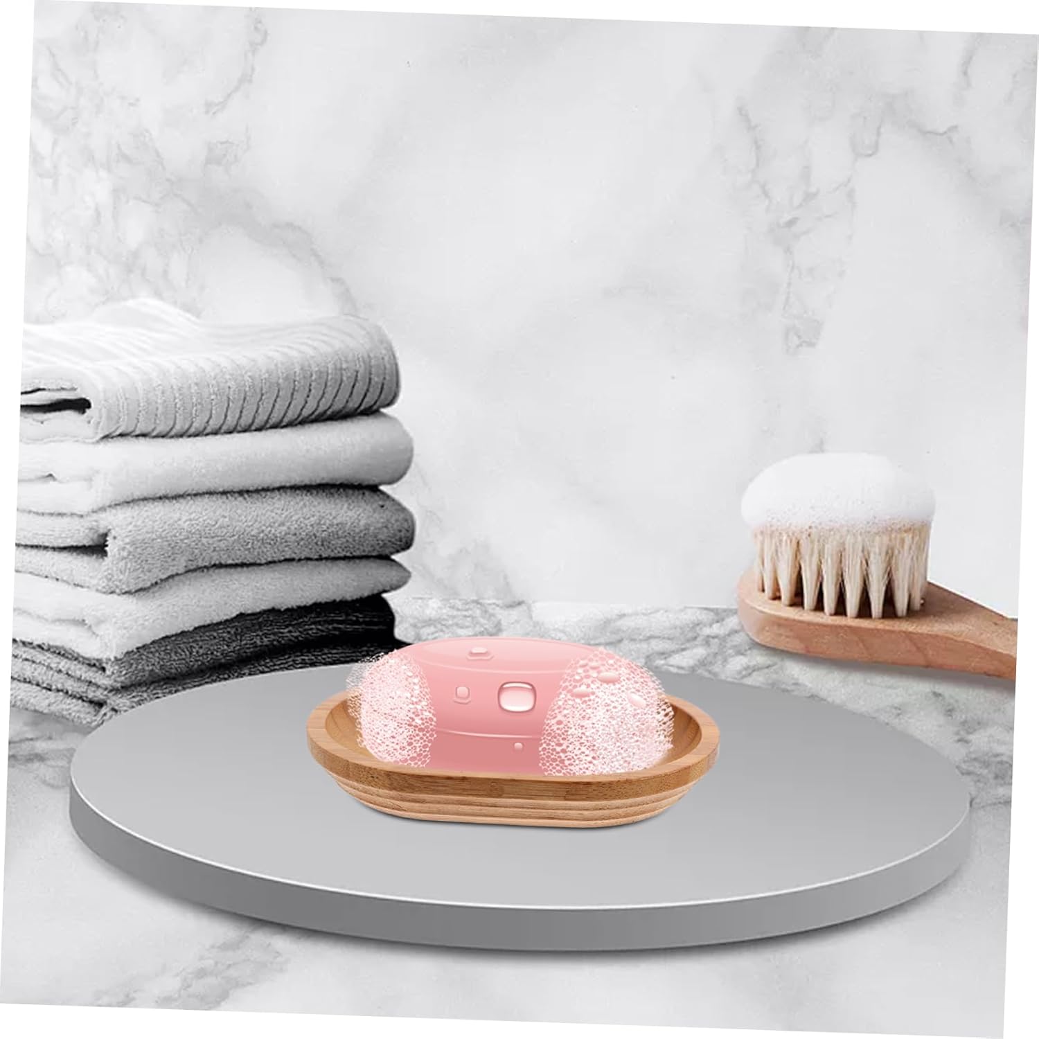 Cabilock Bamboo Soap Holder Light Brown