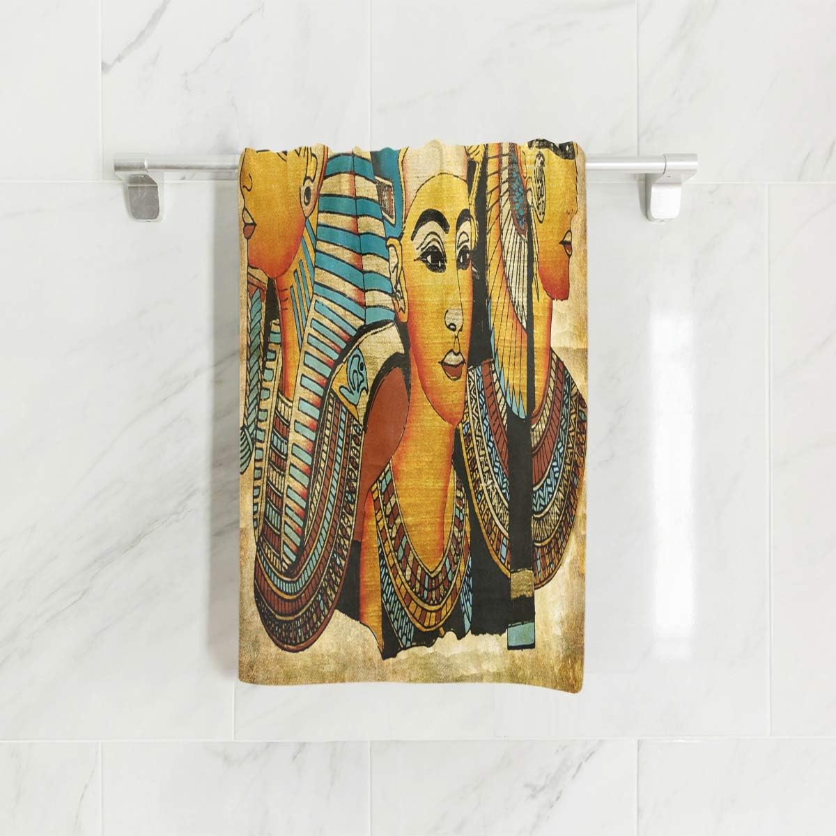 ALAZA Retro Egyptian Papyrus Hand Towel 16x30 1