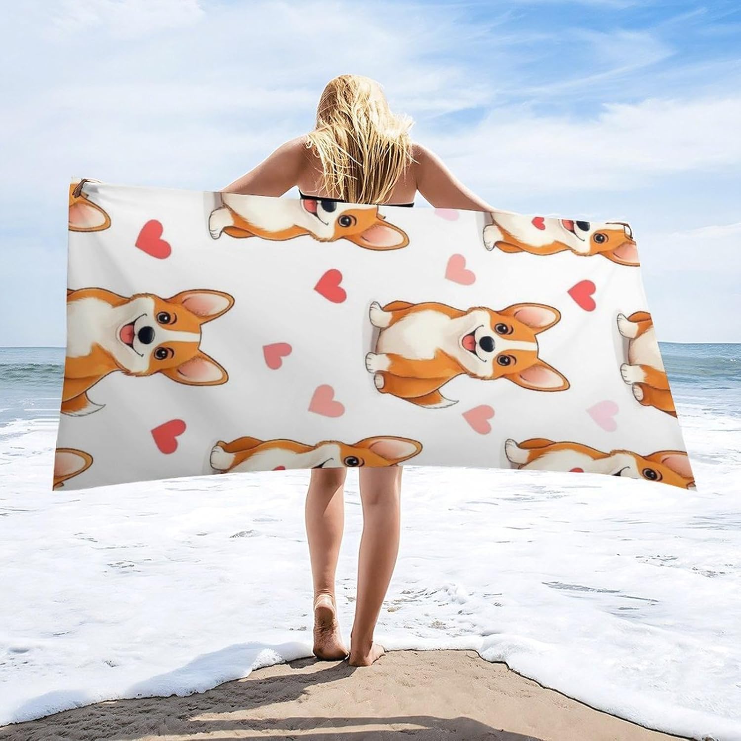 4SEE Premium Velvet Beach Towel for All