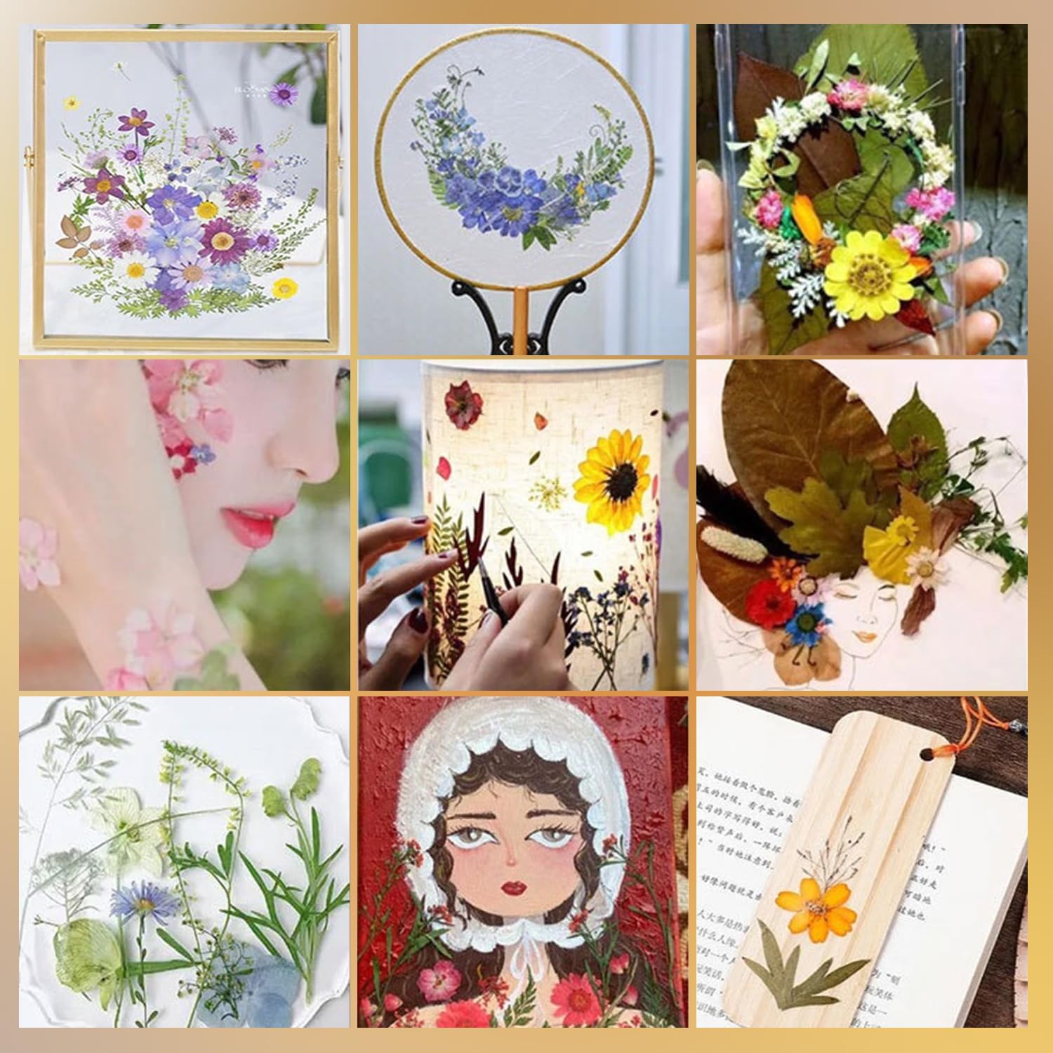 Bupduq Dried Pressed Flowers for Crafts and Resin 1