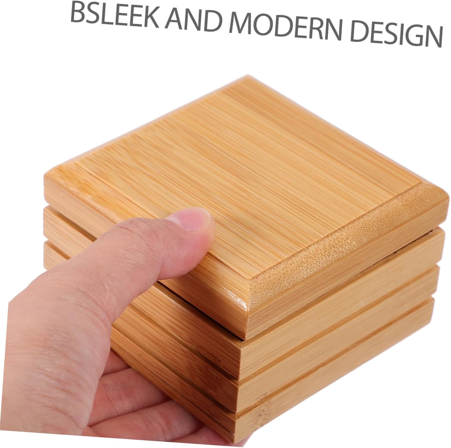 Elegant Wood Soap Dish for Bathroom Kitchen