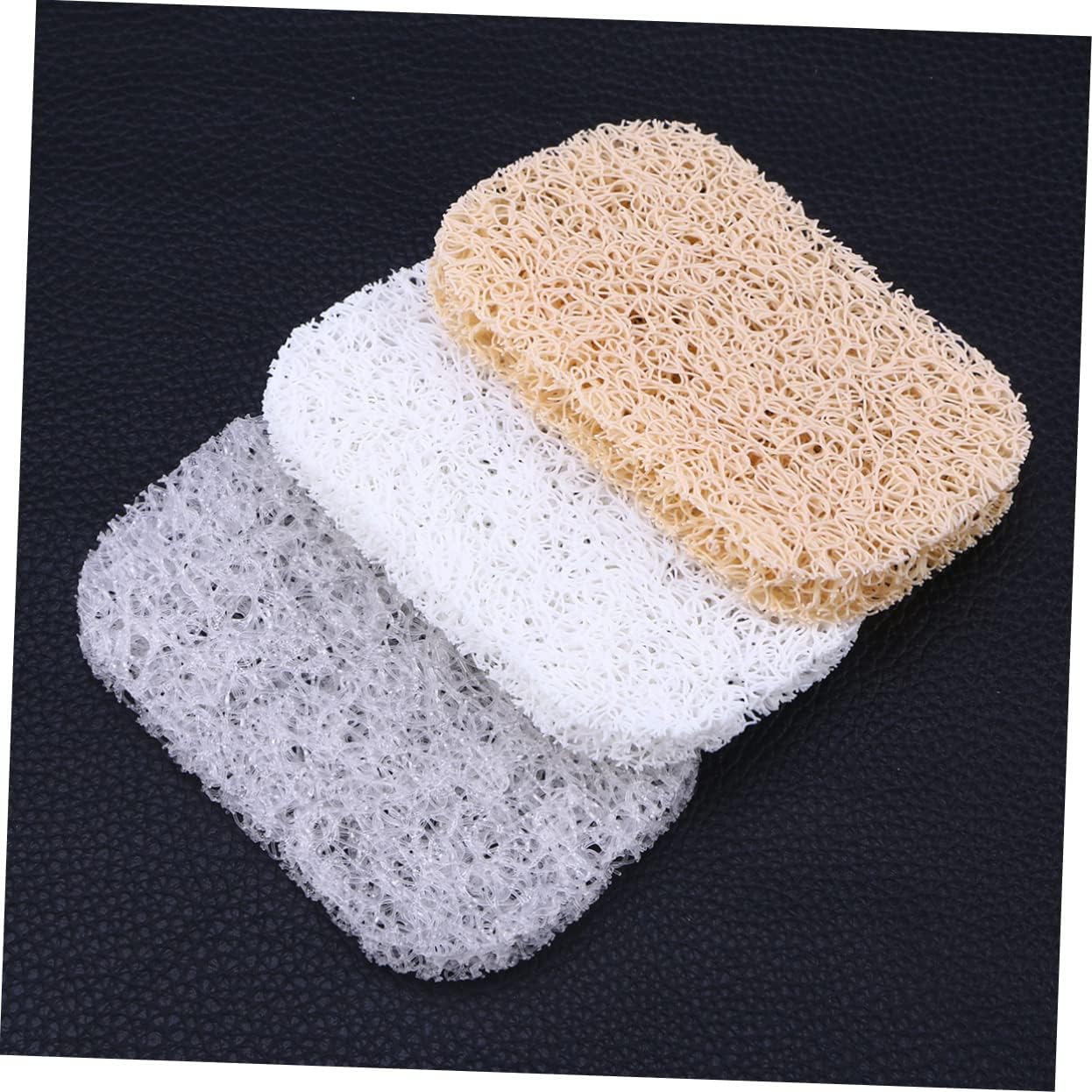 Bathroom Sink Soap Holder with Drainage Anti-Slip PVC Mat